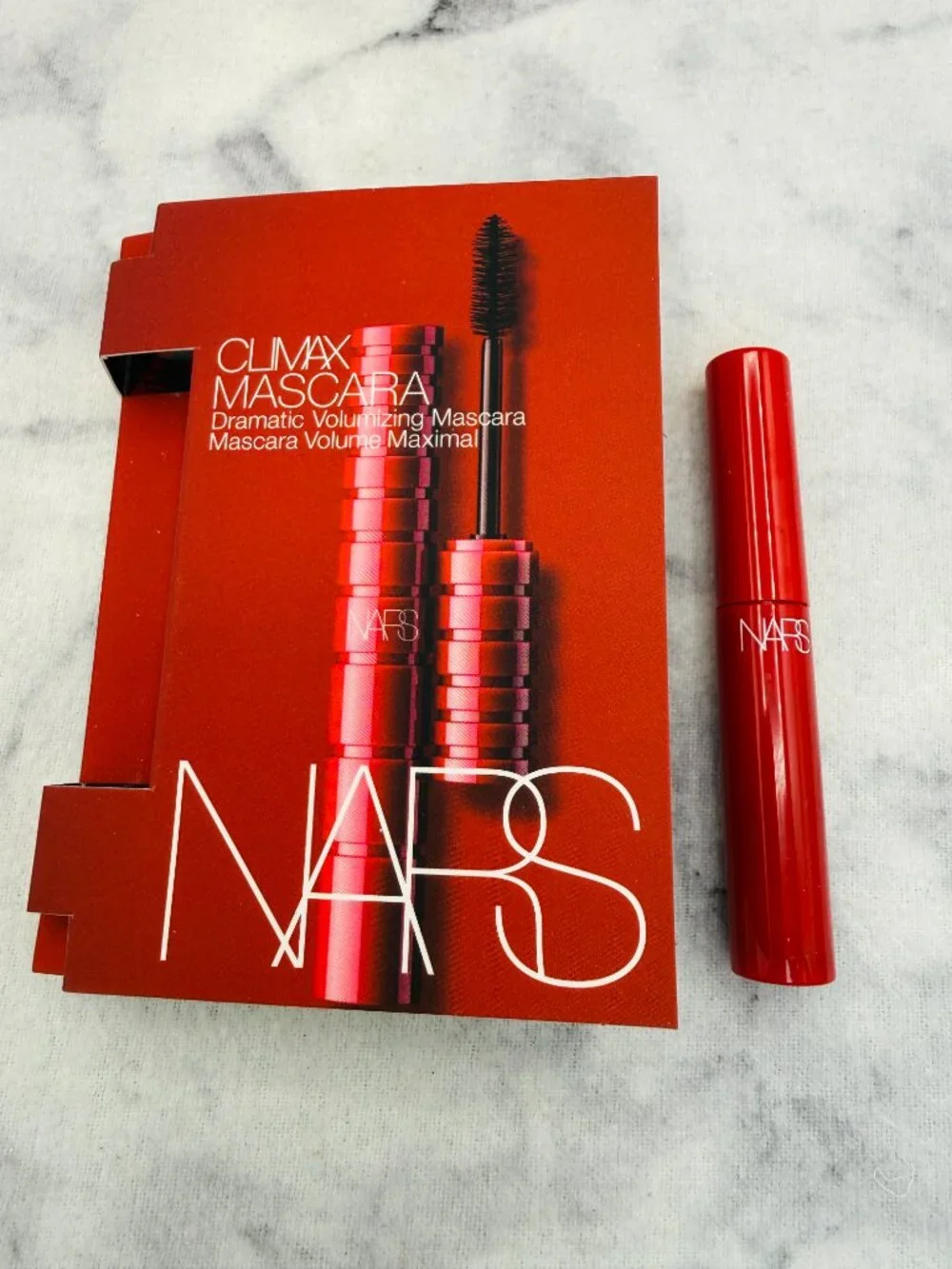 NARS Beauty Gift Set-Climax Mascara Dramatic Volumizing Explicit Black-2pc-NEW